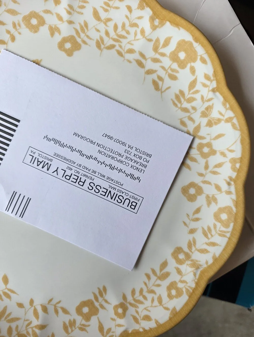 Lenox Butterfly Meadow Cottage Dinner Plate  Set of 3  Goldenrod